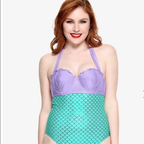 Disney Little Mermaid bathing suit XL - Picture 2 of 4